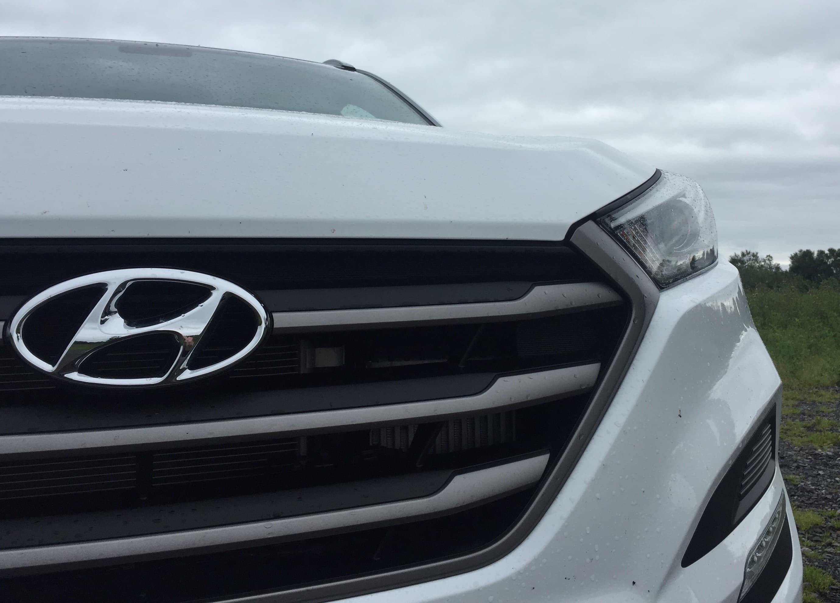 Front grill of a Hyundai